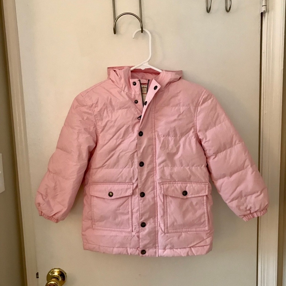 Hanna Anderssoon Girls Pink Puffer Coat